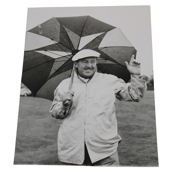1953 Open Championship at Carnoustie Original B & W Press Photo Of Bobby Locke