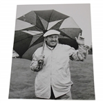 1953 Open Championship at Carnoustie Original B & W Press Photo Of Bobby Locke