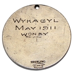 1911 Eastern Trade Golf Assoc. Tournament at Wykagyl Sterling Silver Winners Medal