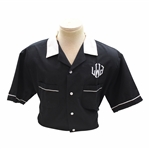 Lee Westwood's Personal Black & White Caruisin Bowling Shirt
