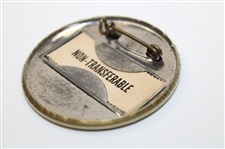 1976 Masters Tournament Working Press Badge - Ray Floyd Winner - John Derr Collection