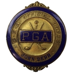 PGA Press Badge - John Derr Collection