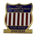 PGA Tournament Players Division Media Badge - John Derr Collection
