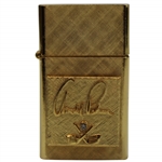 1960's Arnold Palmer 14K Gold Plated Florentine Jeweled Lighter - John Derr Collection