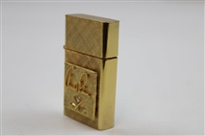 1960's Arnold Palmer 14K Gold Plated Florentine Jeweled Lighter - John Derr Collection