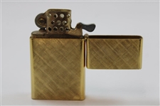 1960's Arnold Palmer 14K Gold Plated Florentine Jeweled Lighter - John Derr Collection