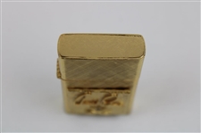 1960's Arnold Palmer 14K Gold Plated Florentine Jeweled Lighter - John Derr Collection