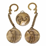Three (3) National Golf Day Medallions  - John Derr Collection