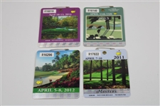 Fifteen (15) Masters Tournament SERIES Badges - 2008-2023 (No 2021) - John Derr Collection