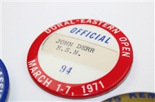 1970's Kemper, Doral, Sahara & American Classic Badges - John Derr Collection