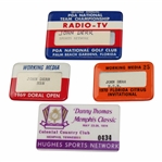 1960's-70's PGA National, Danny Thomas, Florida Citrus & Doral Badges - John Derr Collection