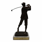 C.B. Macdonald Centennial Of Golf In America Golfer Of The Decade 1888-1988 Statue w/Certificate