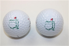 Masters Golf Ball Tube With 2 Masters Logo Golf Balls