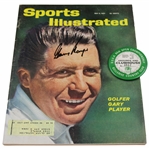 Gary Player Signed May 8, 1961 Sports Illustrated Magazine & 1965 US Open at Bellerive Badge JSA ALOA