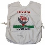 Jack Nicklaus Signed Skins Game Used 'NICKLAUS' Caddie Bib JSA ALOA