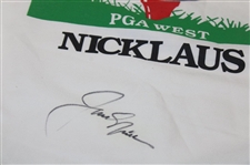Jack Nicklaus Signed Skins Game Used 'NICKLAUS' Caddie Bib JSA ALOA