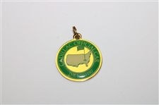 Gene Sarazen's Personal Cadillac Official Car Masters Used Sticker & ID Pin - Sarazen Collection