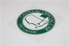 Gene Sarazen's Personal Cadillac Official Car Masters Used Sticker & ID Pin - Sarazen Collection