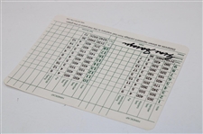 Gene Sarazen Signed Augusta National Golf Club Scorecard - Sarazen Collection JSA ALOA
