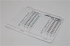 Gene Sarazen Signed Augusta National Golf Club Scorecard - Sarazen Collection JSA ALOA