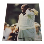 Gene Sarazen Signed Masters Photo Holding His Hat & Putter - Sarazen Collection JSA ALOA