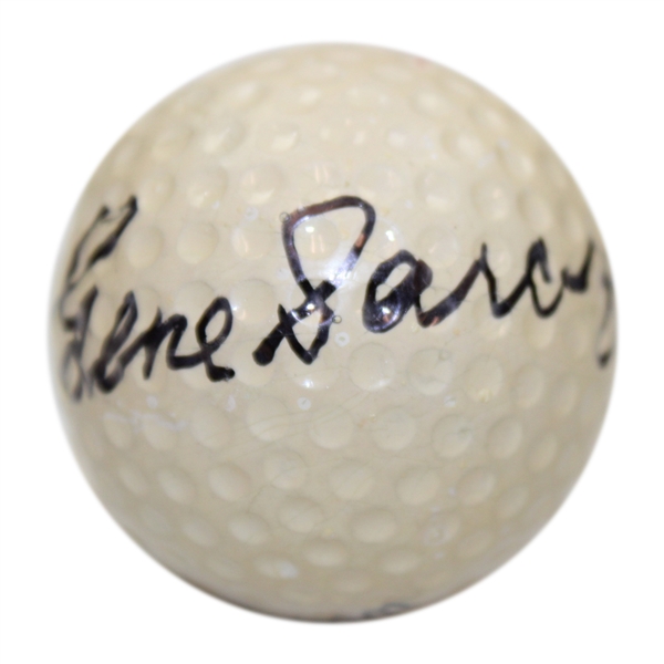 Gene Sarazens Personal Signed Wilson Sarazen Strokemaster Golf Ball - Sarazen Collection JSA ALOA