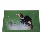Jack Nicklaus Signed Masters Bunker Shot Photo Personalized 'To Nick' JSA ALOA