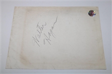 1930s Walter Hagen 'The Face of Golf' Portrait Photo