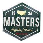 Masters Augusta Golf Club Green Heritage Sign