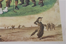 Cope's Tobacco Golf Scene Print By Artist George Pipeshank