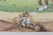 Cope's Tobacco Golf Scene Print By Artist George Pipeshank