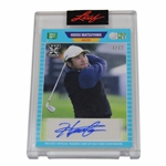 Hideki Matsuyama Signed Leaf Rookie Pro Set Card #1/12