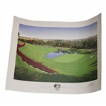 1997 Ryder Cup at Valderrama The 17th Green Print Signed by Artist Graeme Baxter
