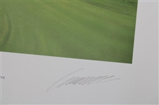 1995 Ryder Cup at Oak Hill The 13th Green Print Signed by Artist Graeme Baxter