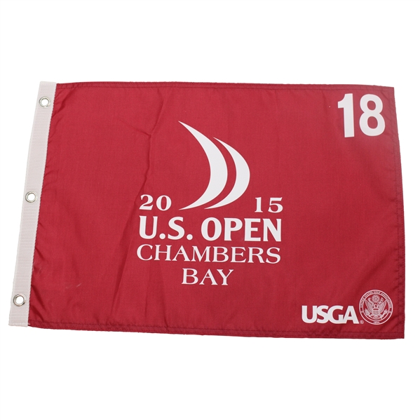 2015 US Open at Chambers Bay Red Flag - Jordan Spieth Winner