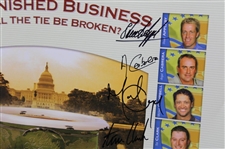 Gary Player & International Team Signed 2005 President's Cup Poster JSA ALOA