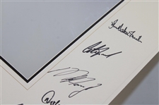 Gary Player & 2005 Presidents Cup International Team Signed Matted Cutout JSA ALOA