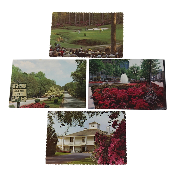Four (4) Augusta National Postcards