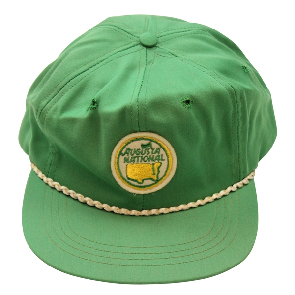 John Derrs Vintage Augusta National Green Rope Hat - John Derr Collection