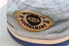 1976 Masters Tournament CBS Blue Bucket Hat - John Derr Collection