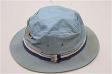 1976 Masters Tournament CBS Blue Bucket Hat - John Derr Collection
