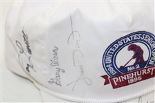Nicklaus & Twelve (12) others Signed 1994 Senior Open at Pinehurst Hat - John Derr Collection JSA ALOA