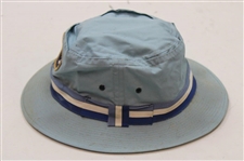 1975 Masters Tournament CBS Blue Bucket Hat - John Derr Collection