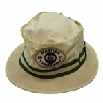 1971 Masters Tournament CBS Yellow Bucket Hat - John Derr Collection