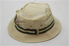 1971 Masters Tournament CBS Yellow Bucket Hat - John Derr Collection