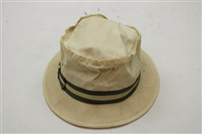 1971 Masters Tournament CBS Yellow Bucket Hat - John Derr Collection
