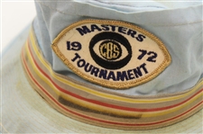 1972 Masters Tournament CBS Blue Bucket Hat - John Derr Collection