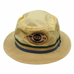 1973 Master Tournament CBS Yellow Bucket Hat - John Derr Collection