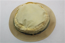 1973 Master Tournament CBS Yellow Bucket Hat - John Derr Collection