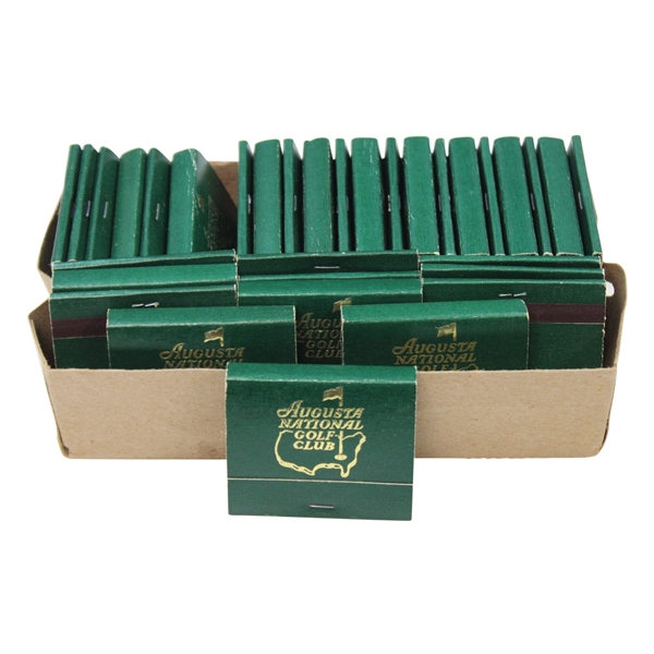 Box of Thirty-Two (32) Augusta National Matchbooks - John Derr Collection